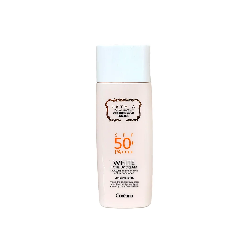 Coreana Orthia Perfect collagène 24K Rose Gold Essence Crème tonifiante blanche 50 ml (SPF50+ PA++++) — Appareils de soins de la peau