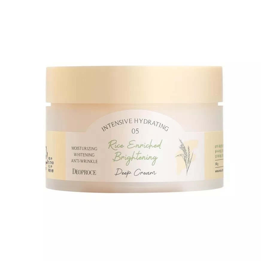 Crème Riche Illuminante DEOPROCE Riz 100g