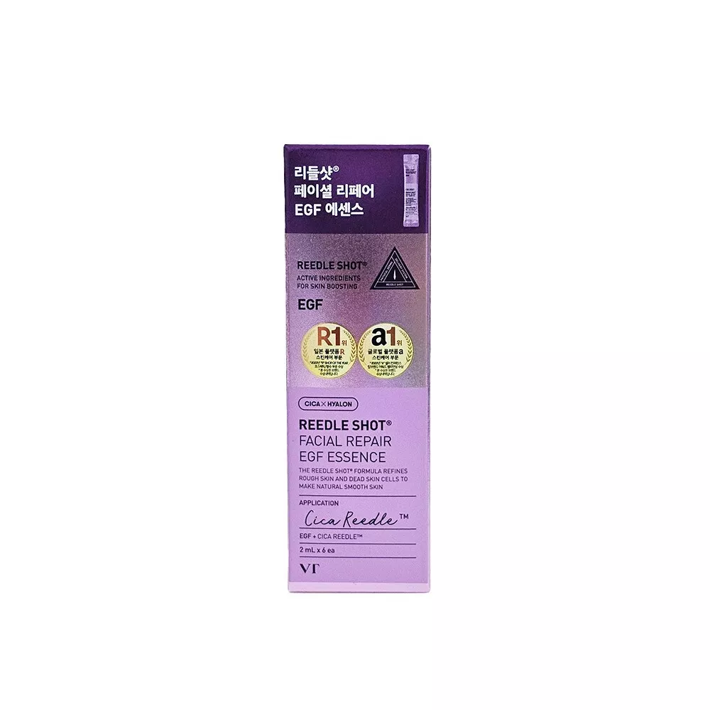VT Shot Réparation Faciale EGF Essence 2ml x 6 Ampoules — Appareils de soins de la peau