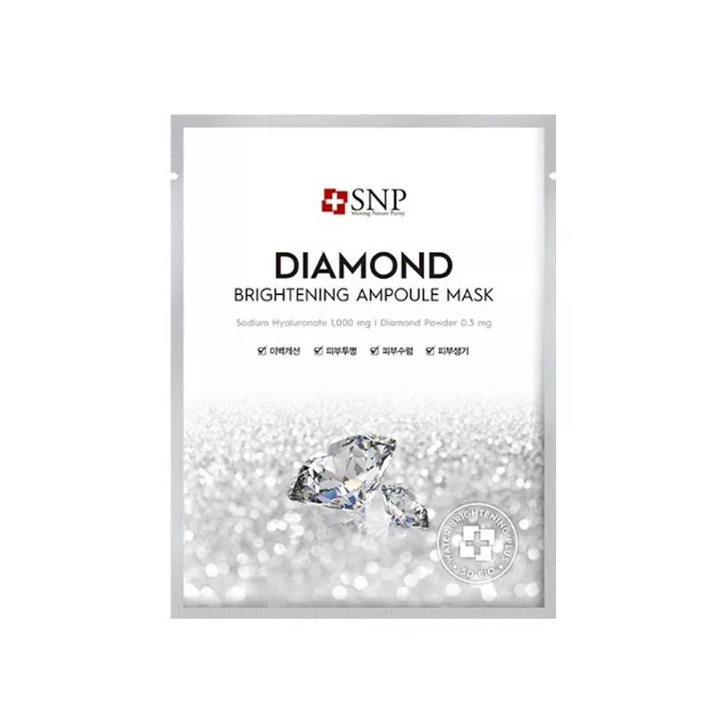 Masque ampoule éclaircissant SNP Diamond 25 ml - Paquet de 10
