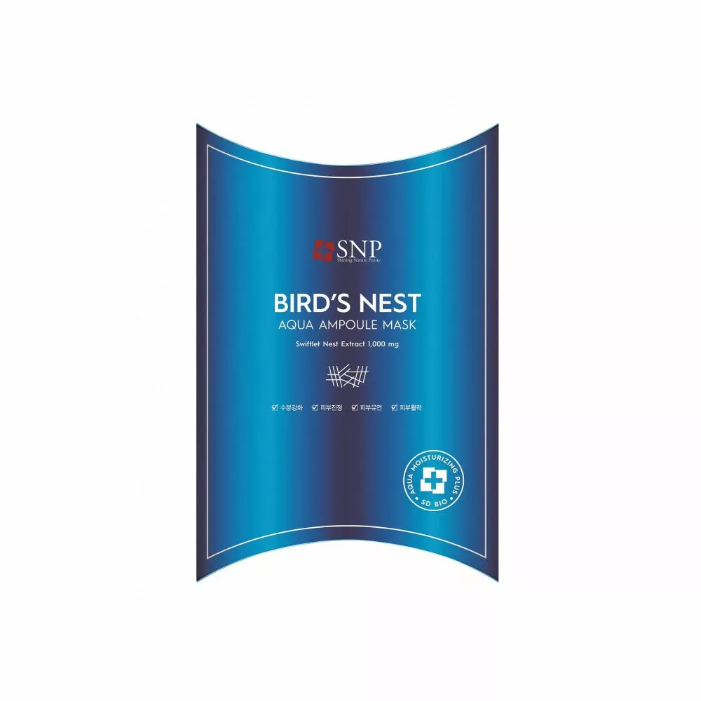 SNP Birds Nest Aqua Ampoule Masque 25 ml 10 Pièces — Appareils de soins de la peau
