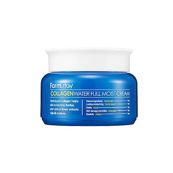 Crème entièrement humide à l'eau de collagène FarmStay 100 g — Appareils de soins de la peau