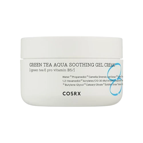 COSRX Green Tea Aqua Gel Crème Apaisante 50ml — Appareils de soins de la peau