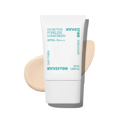 Innisfree UV Active Poreless Sunscreen SPF50+ PA++++ 50ml — Appareils de soins de la peau