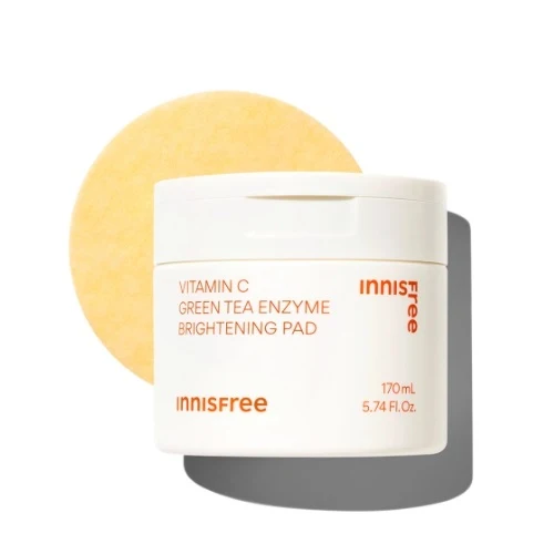 Innisfree Vitamin C Green Tea Enzyme Brightening Pad 60p/170ml