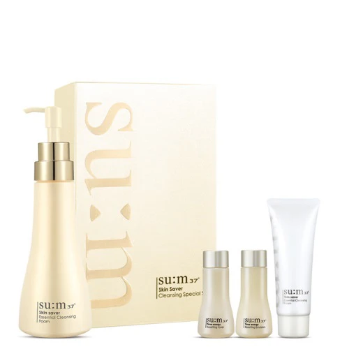Ensemble de mousse nettoyante essentielle SUM37 Skin Saver — Nettoyants visage