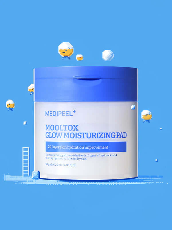 Daiso Medipeel Mooltox Glow Moisturizing Pad 2.0 (120ml/50pads) — Skincare Devices