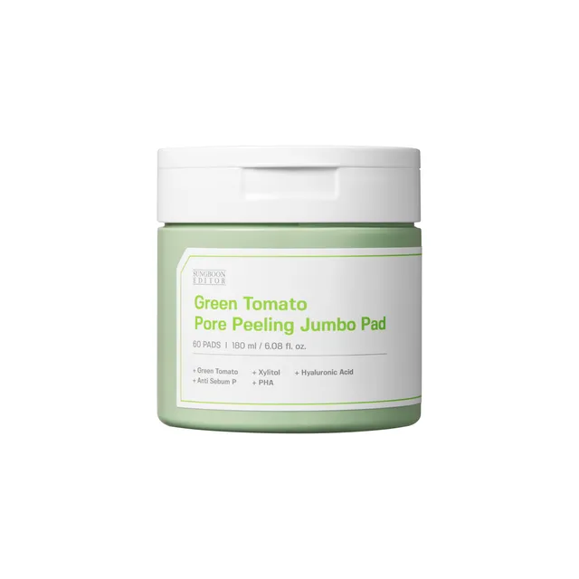 Sungboon Editor Green Tomato Pore Peeling Jumbo Pad 60ea — Appareils de soins de la peau