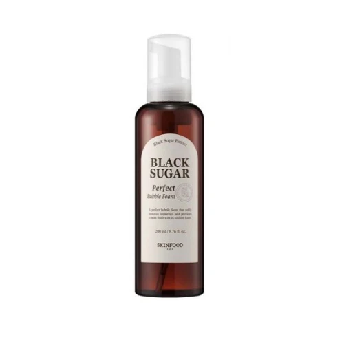Skinfood Black Sugar Perfect Bubble Foam 200ml — Facial Cleansing Brushes