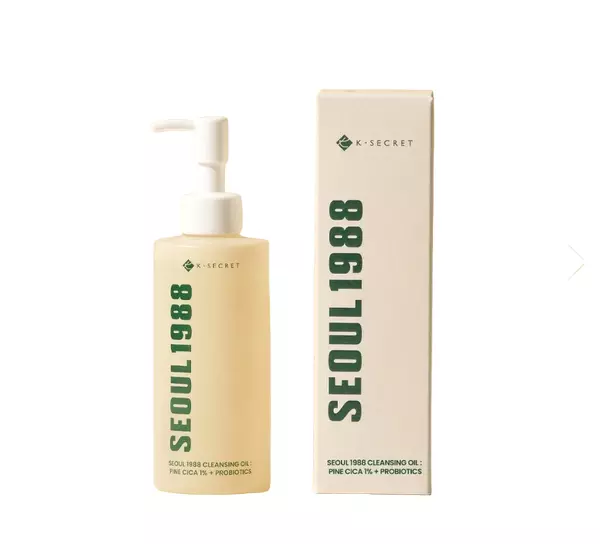 K-Secret Seoul 1988 Cleansing Oil: Pine Cica 1% + Probiotics 200ml