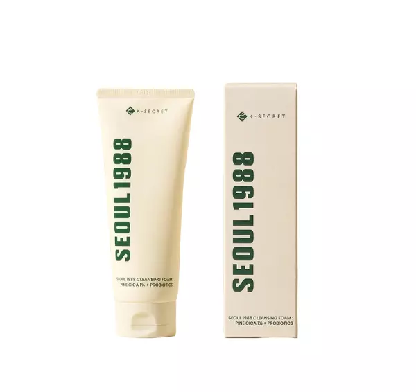 K-Secret Seoul 1988 Cleansing Foam: Pine Cica 1% + Probiotics 150ml