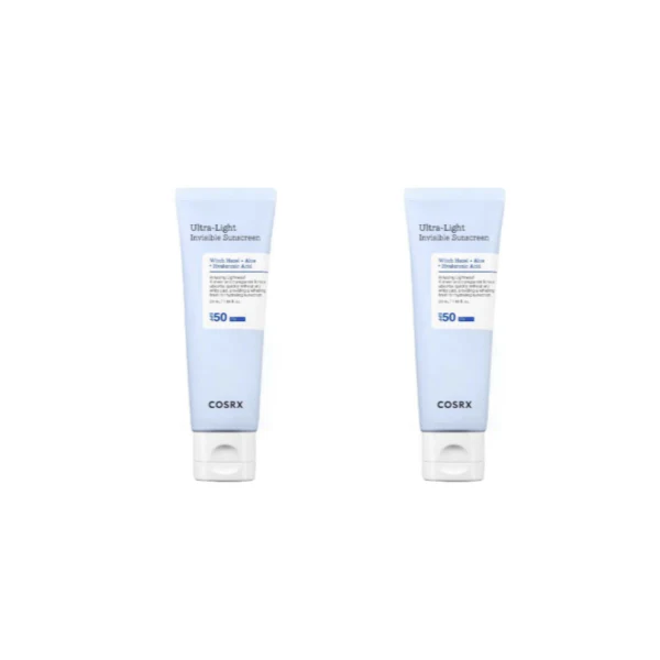 COSRX Ultra Light Invisible Sunscreen SPF50+ PA++++ 50ml x2
