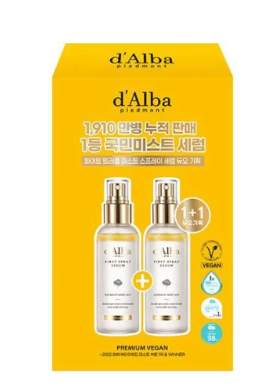 d'Alba Premier Spray Sérum Double Pack 100 ml — Appareils de soins de la peau