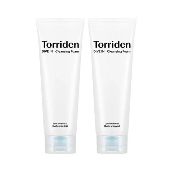 Torriden Dive In Low Molecular Hyaluronic Acid Cleansing Foam 150mL Double Set (150mL+150mL)