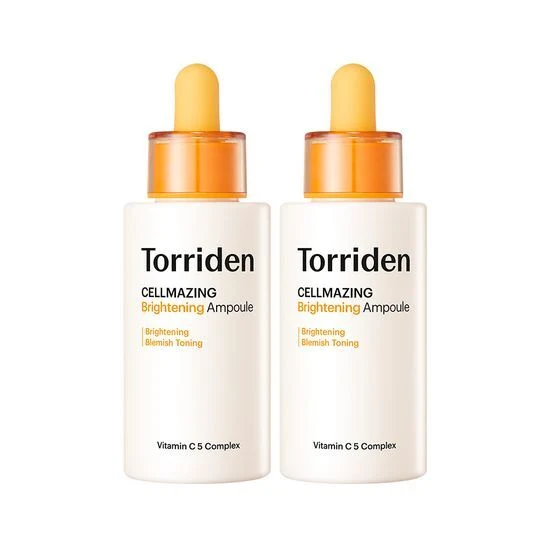 Ampoule Torriden Cellmazing Vita-C Éclaircissante 30ml Duo