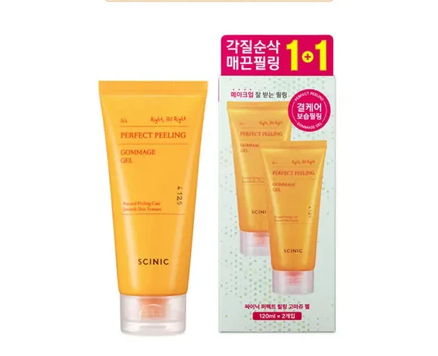 Scinic Gel Gommage Peeling Parfait 120ml+120ml — Appareils de soins de la peau