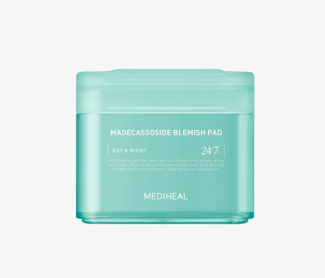 MEDIHEAL Disques Madécassoside Anti-Imperfections 100 pièces — Appareils de soins de la peau