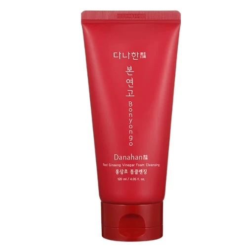 DAISO Danahan Bonyongo Nettoyant Mousse Vinaigre Ginseng Rouge 120ml — Nettoyants visage