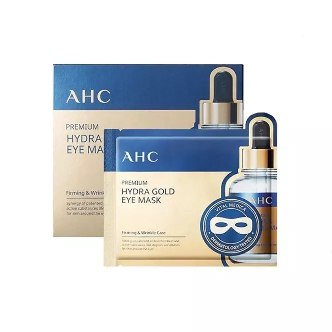 A.H.C Premium Brightening Hydra Gold Foil Eye Mask 1Pack (7ml x 5ea) — Skincare Devices