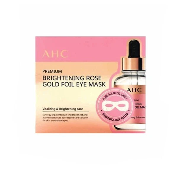 Masque pour les yeux A.H.C Premium Brightening Rose Gold — Appareils de soins de la peau