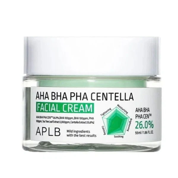 Crème Visage APLB AHA BHA PHA Centella 55ml