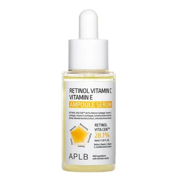 APLB Sérum Ampoule Rétinol Vitamine C Vitamine E 40ml — Sérum au rétinol