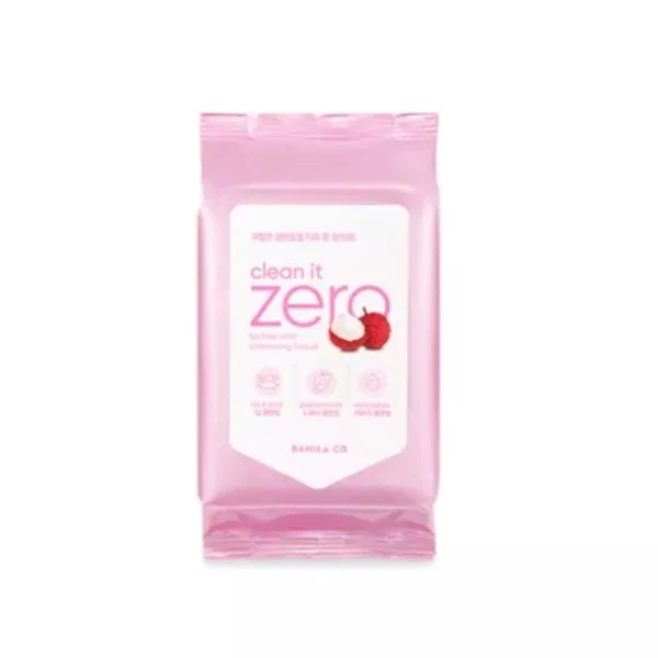 Banila CO. Clean it Zero Lychee Vita Cleansing Tissue - 1pack (30pcs) — Facial Cleansing Brushes