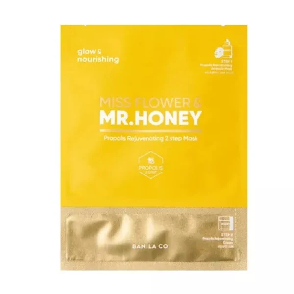 Banila CO. Miss Flower & Mr Honey Propolis Rejuvenating 2 Step Mask - 1pcs — Skincare Devices