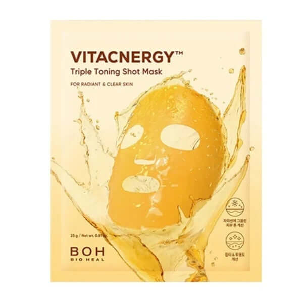 Bioheal BOH Vitacnergy Triple Toning Shot Mask - 1pcs