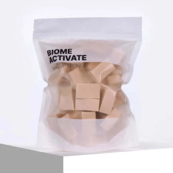 Biome Activate Make Up Sponge Rectangular- 1pack (40pcs) — Skincare Devices