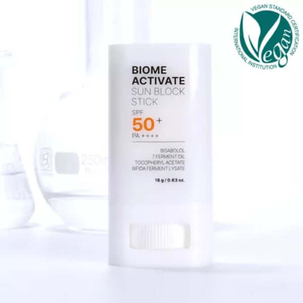 Biome Activate Sun Block Stick SPF50+ PA++++ 18g — Appareils de soins de la peau