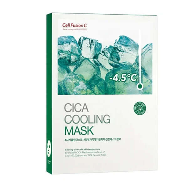 Cell Fusion C Cica Cooling Mask - 1pack (5pcs) — Skincare Devices