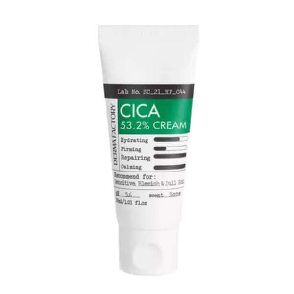 Crème DERMA FACTORY Cica 53,2% 30ml — Appareils de soins de la peau