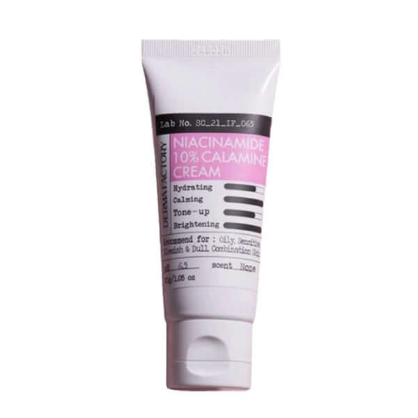 Derma Factory Crème Niacinamide 10% Calamine 30g — Appareils de soins de la peau