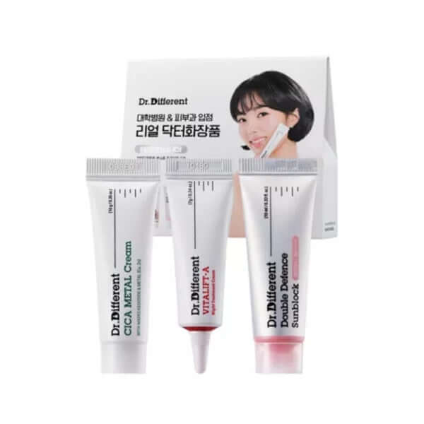 Dr.Different Best 3 Trial Kit - 1set (3 items) — Skincare Devices