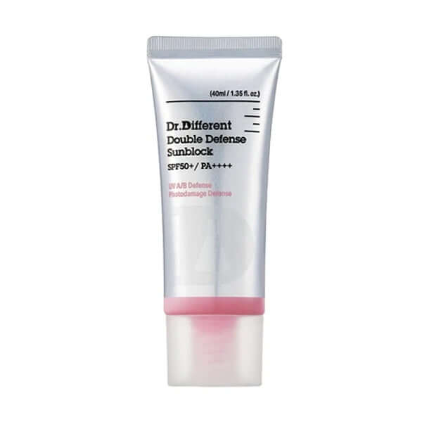 DR. DIFFERENT Double Defense Sunblock SPF50+ PA++++ 40ml