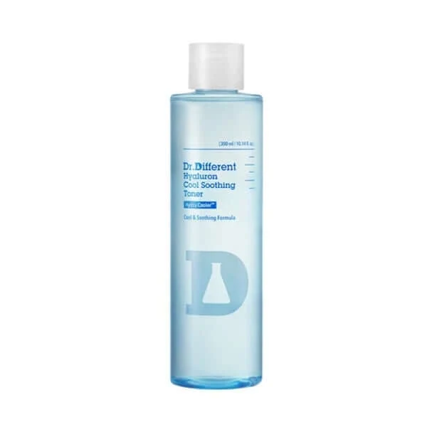 DR. DIFFERENT Hyaluron Cool Soothing Toner 300ml — Appareils de soins de la peau