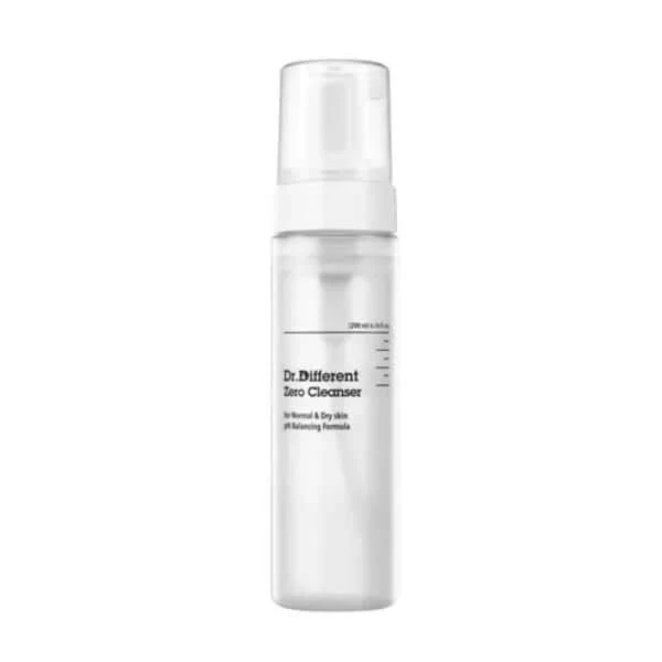 DR. DIFFERENT Zero Cleanser Peau Normale & Sèche 200 ml — Nettoyants visage