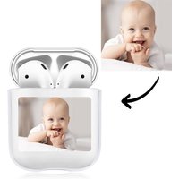 Transparent Earphone Case for AirPods with Photo Cover — Wireless Earbuds
