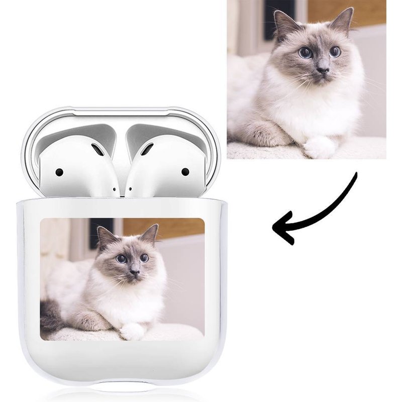 Custom Photo Earphone Case for AirPods - Transparent — Wireless Earbuds