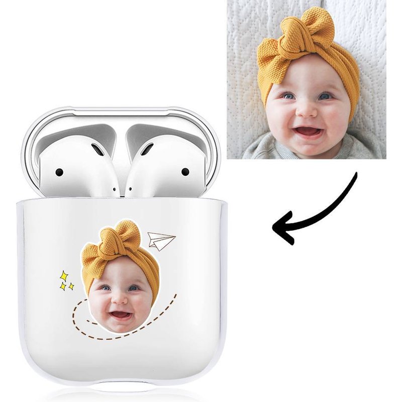 Custom Photo Earbuds Case for AirPods Transparent — Wireless Earbuds