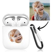 Custom Photo Earphone Case for AirPods Baby White