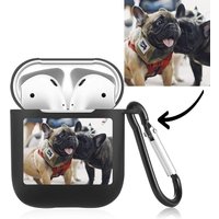 Custom Photo AirPods Case - Black