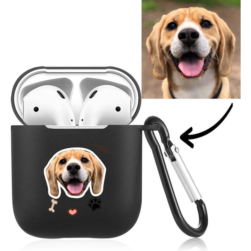 Étui personnalisé pour AirPods motif petits chiens — Écouteurs sans fil
