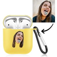 Custom Photo AirPods Case Yellow