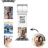 Custom Pet Photo Apple Watch Band Silicone