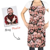 Personalized Face Apron with Photo — Kitchen Aprons