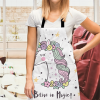 Tablier personnalisé Crois à la Magie Fée Licorne