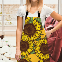 Tablier photo personnalisé motif tournesol — Tabliers de cuisine