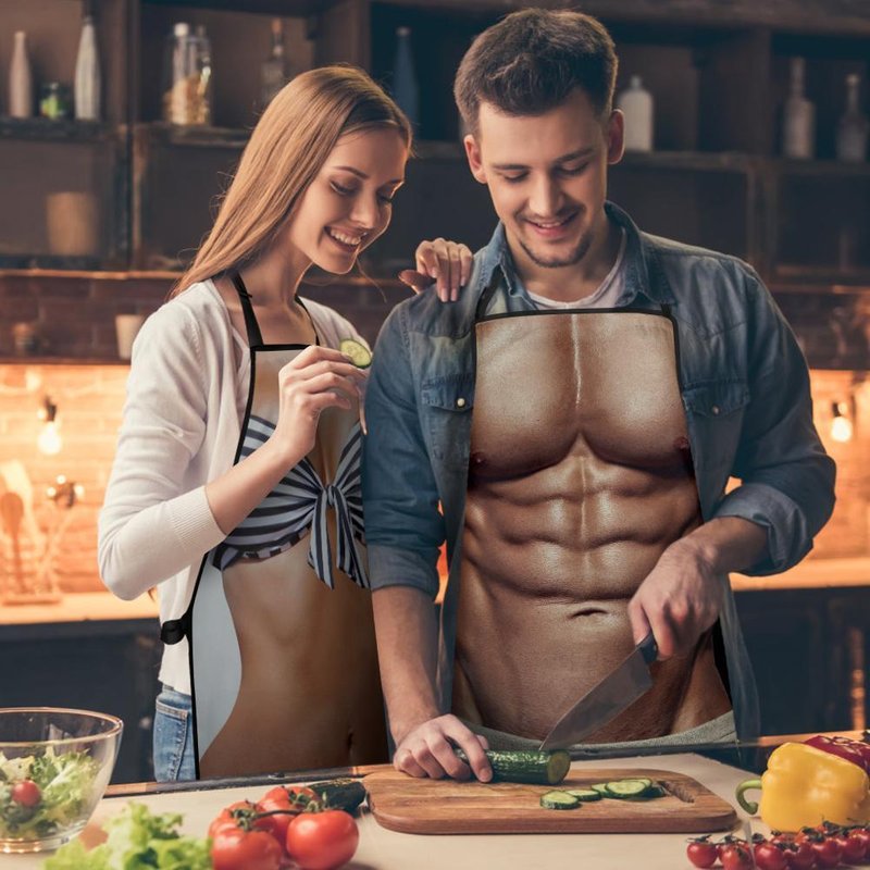 Tablier humoristique pour hommes — Tabliers de cuisine
